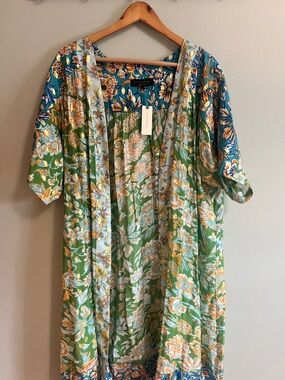 Anthropologie Current Air Floral Kimono NWT